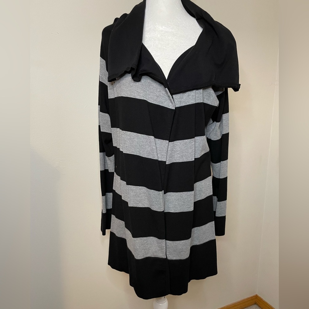 White House Black Market Bold Striped Cardigan